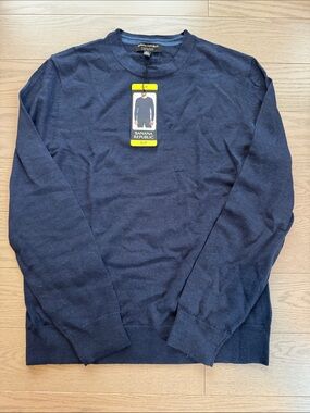 Banana Republic Men’s Dark Navy Crewneck Sweater